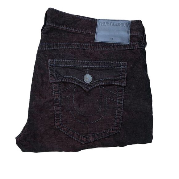 Rare true religion jeans size 42 GENO FLAP T red/Black - Picture 7 of 15